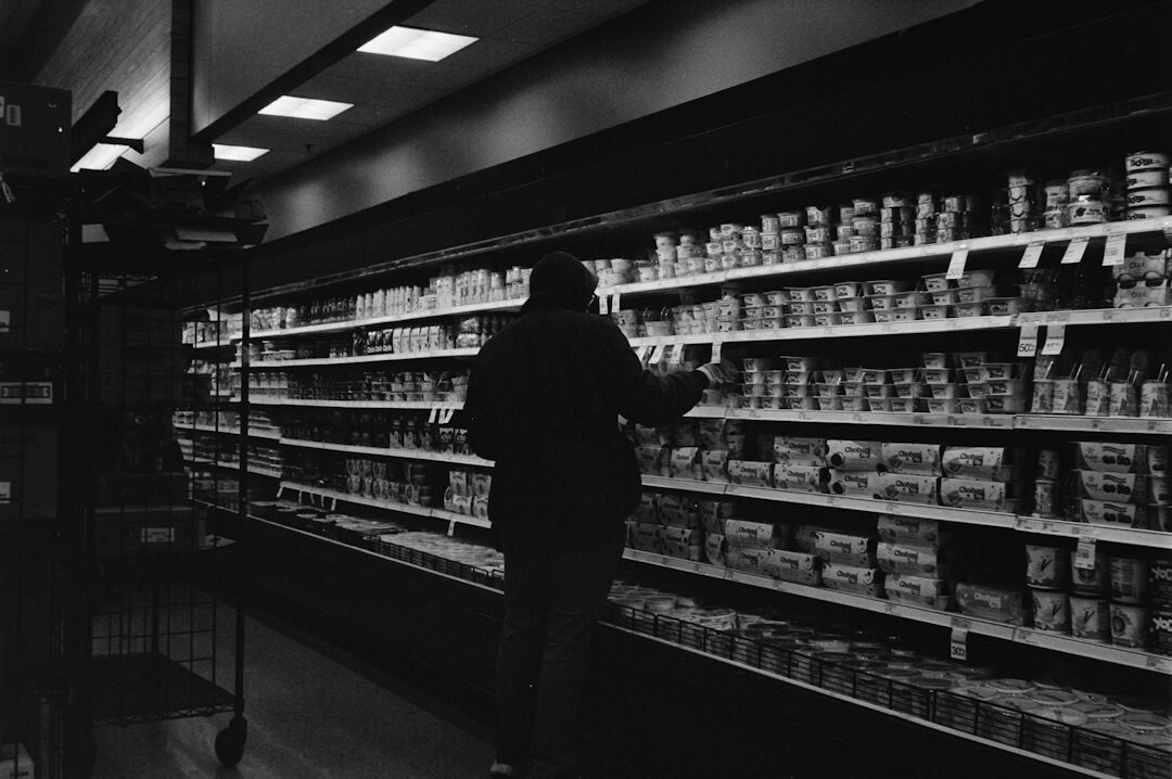 supermarket aisle surveillance