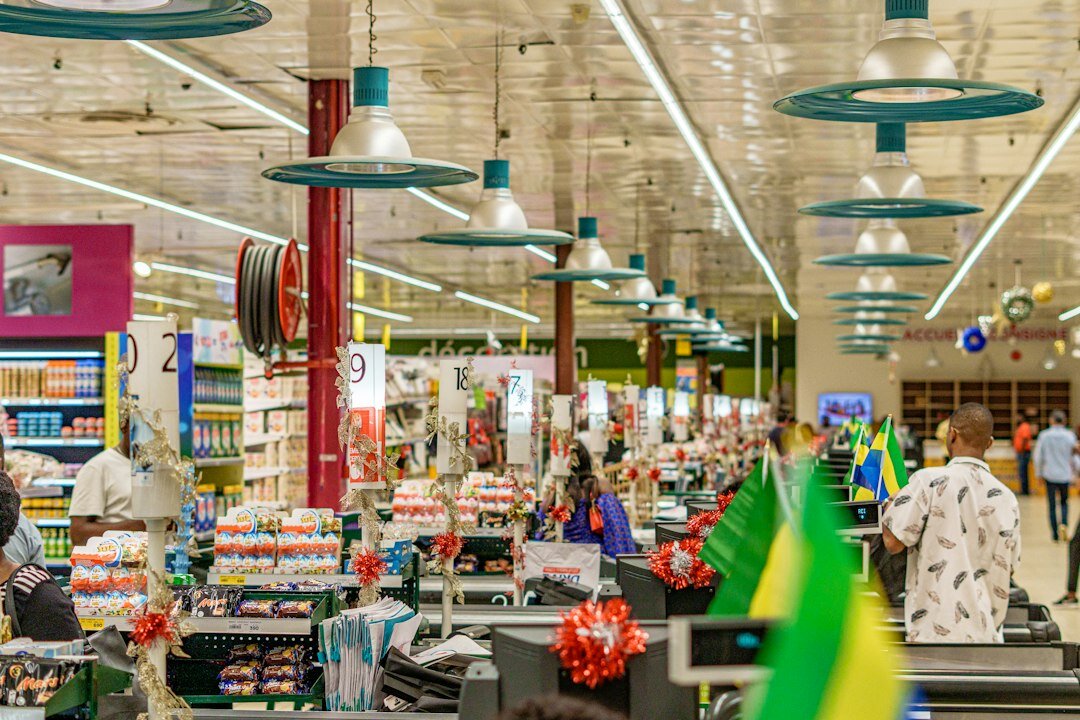 supermarket checkout line